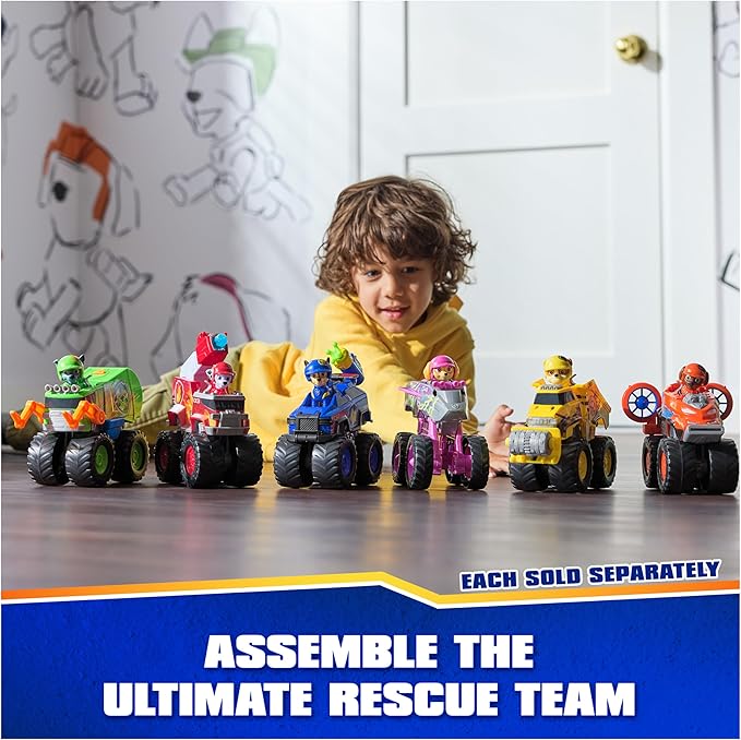 Paw Patrol: Rescue Wheels Skye’s Jet, Toy Truck with Transformation into Jet-Mode and Collectible Action Figure, Kids Toys for Boys & Girls Ages 3+