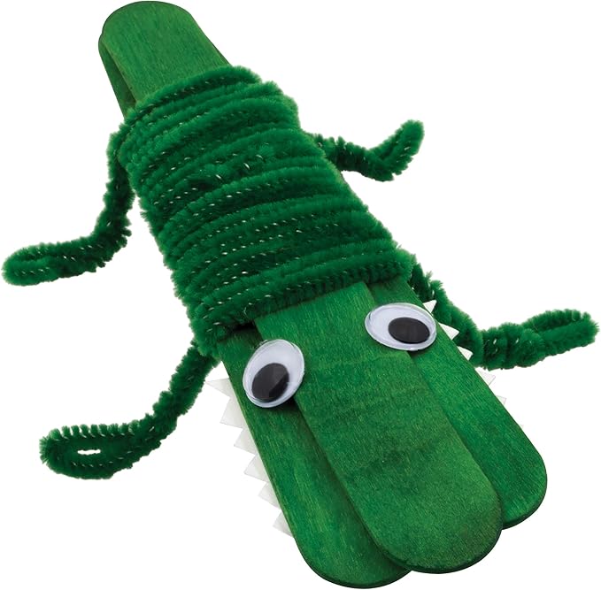 Creativity Street Chenille Stems/Pipe Cleaners, Dark Green, 12 Inch x 4mm, 100 Count