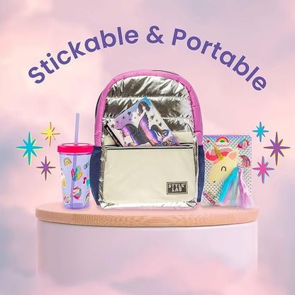 Fashion Angels Unicorn Sticker Book - 1000+ Magical Stickers for Girls - Unicorn Party Favors - Kawaii Unicron Stickers for Laptops, Water Bottles, Scrap Books - Ages 6 and Up