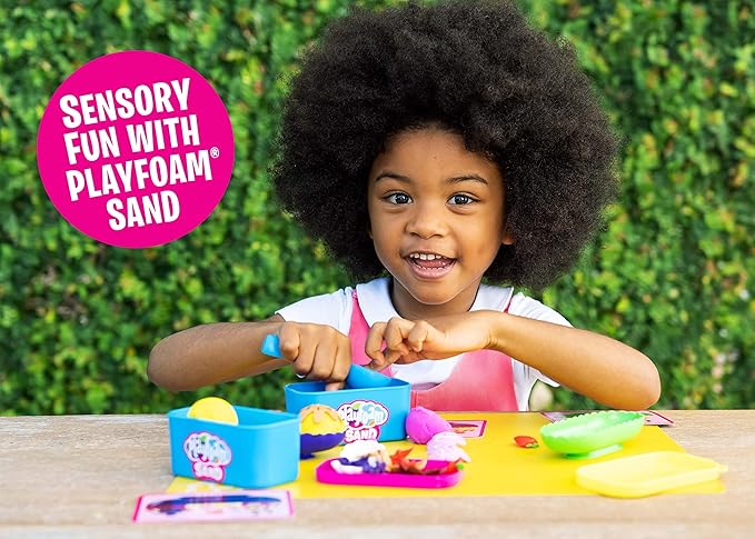 Educational Insights Playfoam Sand Ice Cream Sundae Set, Play Sand, Sensory Toy, Gift for Kids Ages 3+