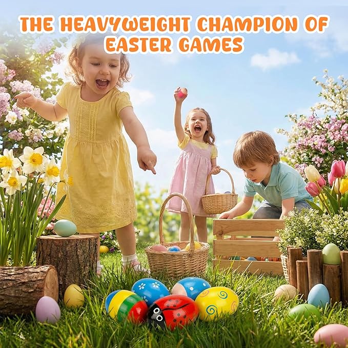 POPLAY 15PCS Egg Shakers, Maracas for Kids Musical Instruments for Babies Hand Percussion Shakers Musical Eggs for Easter Basket Stuffers Party Favors
