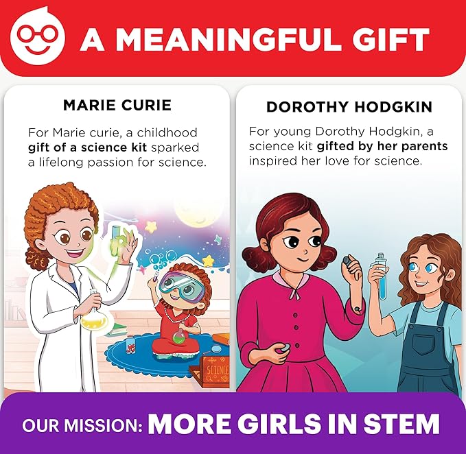 Doctor Jupiter Girls' Science Kit for Kids Ages 8-10-12-14 for 8,9,10+ Year Old Girls | Chemistry Set, STEM Toy Kit with 135+ Experiments | Learning & Educational Projects