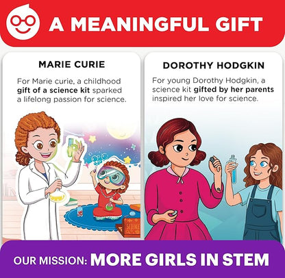 Doctor Jupiter Girls' Science Kit for Kids Ages 8-10-12-14 for 8,9,10+ Year Old Girls | Chemistry Set, STEM Toy Kit with 135+ Experiments | Learning & Educational Projects