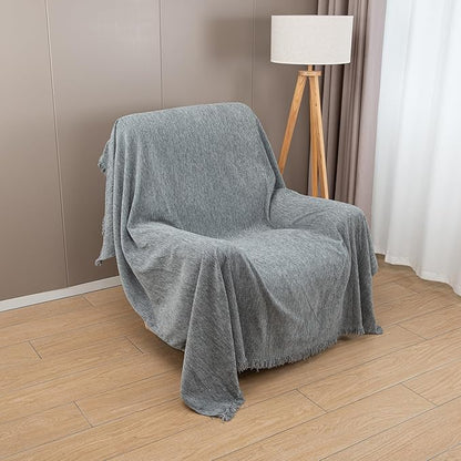 Recliner Chair Covers Lazy Boy Recliner Covers Armchair Cover Blanket Sofa Thick Soft Fabric Living Room Bedroom Throw Washable Sofa Slipcovers for Pets Kids (Gray)