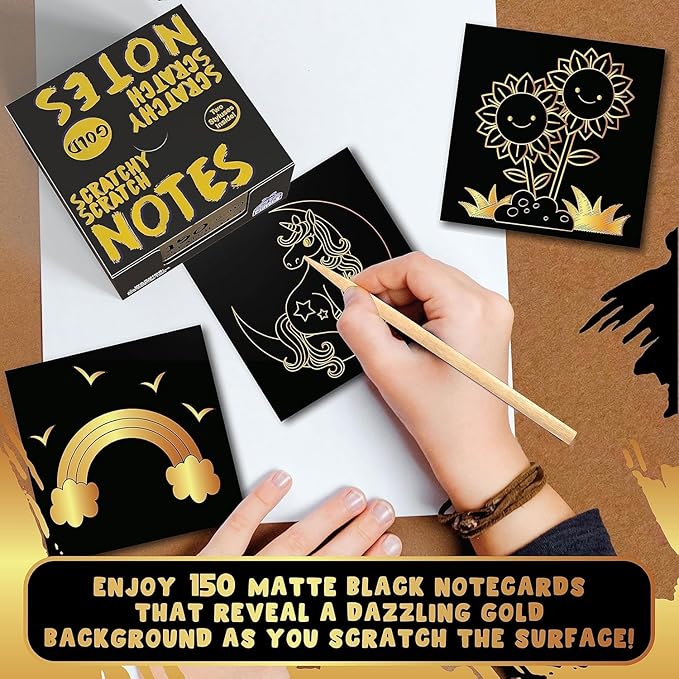 PURPLE LADYBUG Scratch Art for Kids - Crafts for Ages 8-12, Fun Activities for Teens, Summer, Camping, Car Crafts, Easter & Valentine Gifts for Girls