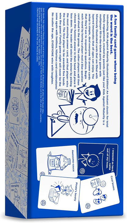 Kids Against Maturity: Card Game for Kids and Families, Super Fun Hilarious for Family Party Game Night