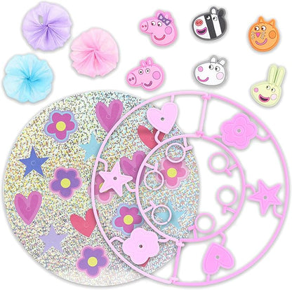 Tara Toys Peppa Pig Snap N' Wear Activity Rings Set, DIY Jewellery Kit for Kids, 3+ Years