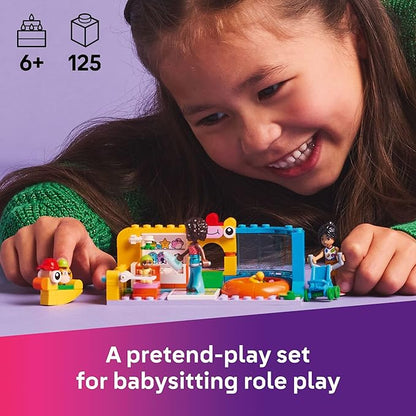 LEGO Friends Aliya's Baby Sister's Playroom Building Toy - Pretend Play Set for Kids, Girls and Boys, Ages 6+ - with 2 Minidolls, Baby Figure, and Stroller - Gift Idea for Birthdays - 42645