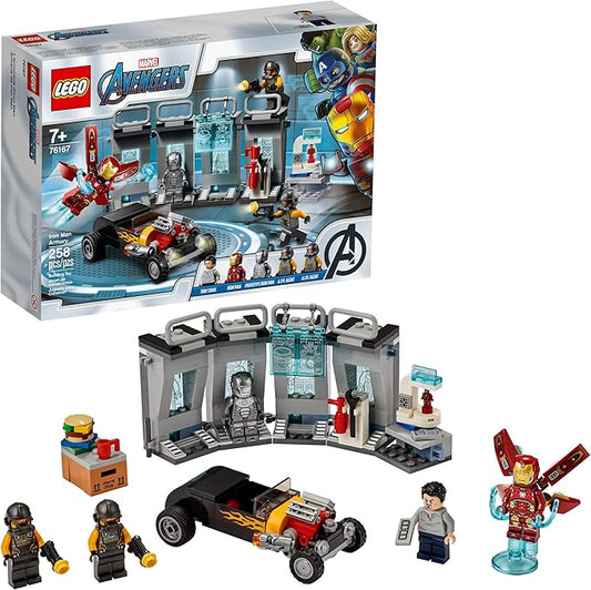 LEGO Marvel Avengers Iron Man Armory 76167 Building Kit (258 Pieces)