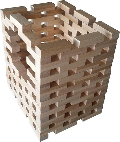 Magz Magnetic Wooden Bricks 40 Piece, Magnetic Building Blocks containing 40 magnetized Natural Wood Bricks/Blocks Building and Stacking Set Offered