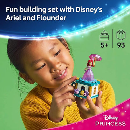 LEGO Disney Princess Twirling Ariel Toy - Building Toy for Kids, Girls and Boys, Ages 5+ - Little Mermaid Toy for Fans of Movie - Ariel Doll Gift Idea for Birthdays - 43259