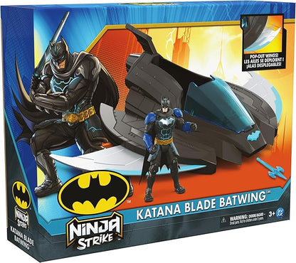 DC Comics, Batman Ninja Strike Katana Blade Batwing and 6" Action Figure, Super Hero Kids Toys for Boys and Girls Ages 3 & Up