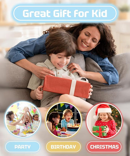 Toddler Musical Instruments 7 in 1 Wooden Xylophone Maracas Baby Sensory Musical Kids Montessori Toys with Canvas Storage Bag