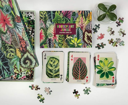 Galison Houseplant Jungle 1000 Piece Jigsaw Puzzle for Adults – Plant Jigsaw Puzzle with Mix of Succulents & Other Household Plants – Fun Indoor Activity, Multicolor