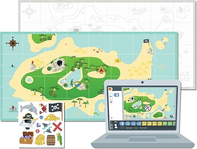 iRobot® Root® rt0 Coding Robot with Adventure Pack: Coding at Sea Accessory Bundle (RA104)