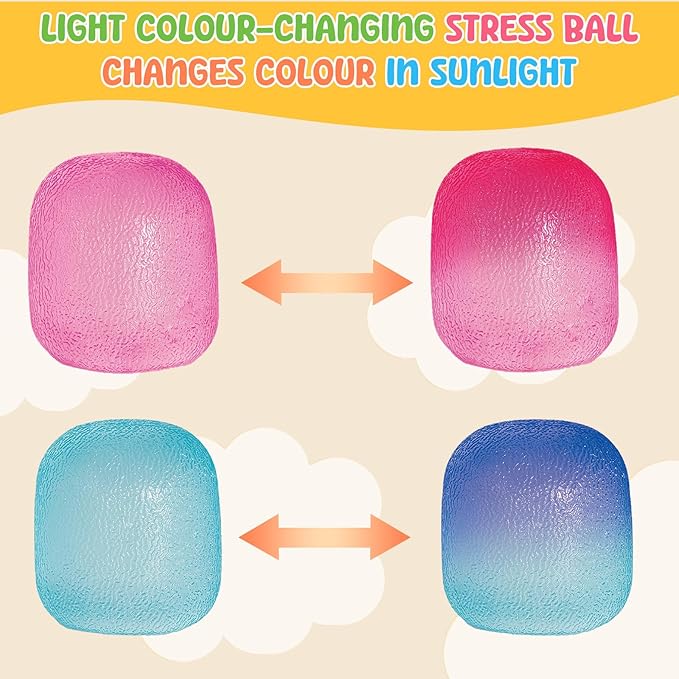 Fidget Toys Squishy Drop, Stress Cube Squishies Anxiety Stress Relief, Ice Squishy Stress Cube-Drop Malt Sugar Balls, Sensory Ball for Kids with Autism (Pink Dough Ball, 1)