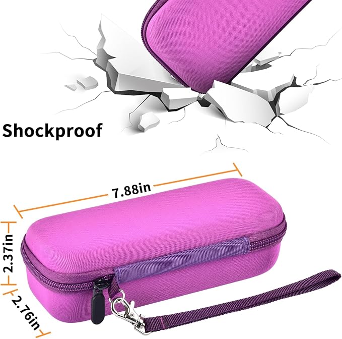 Case Compatible with 3Doodler Start+ Essentials for 3D Pen Set for Kids, Storage Organizer Carrying Holder Fit for Printing Pens, Plastic Refill Blister, Micro-USB Charger (Box Only)-Orange inner