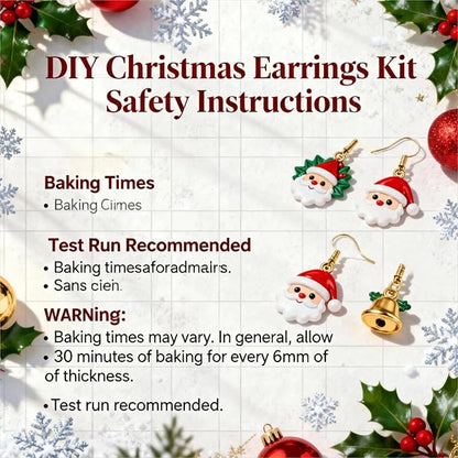 Imaginovelty Polymer Clay Earring Making & Jewelry Kit Oven Bake Polymer Clay Kit for Adults DIY Oven Clay Sets Jewelry Making Kits for Adults