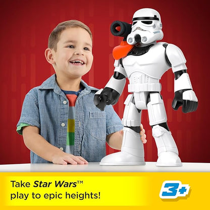 Fisher-Price Imaginext Star Wars Toy Stormtrooper XXL Figure, 16+ Inch Tall Poseable Character with Launcher for Kids Ages 3+ Years