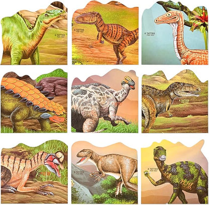 Giiffu 36 Dinosaur Valentines Day Cards for Kids, Dinosaur Valentines Cards with Envelopes for Valentine Classroom Gifts, Kids Valentine Exchange Cards, Kids Valentine Party Favors