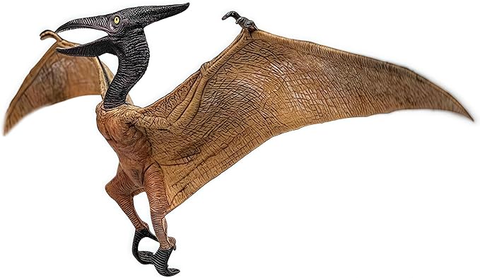 Gemini&Genius Pterosaur Dinosaur Toy for Kids, Pterodactyl Dinosaur Figure Gift- Stocking Stuffers, Party Favor, Goodie Bag Fillers, Cup Cake Toppers for Kids