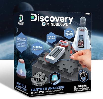 Discovery #MINDBLOWN Particle Analyzer Circuitry Set, Build-it-Yourself Engineering Toy Kit, Explore The Science of Motion, Great Gift for Kids, 9-Piece, Ages 8+