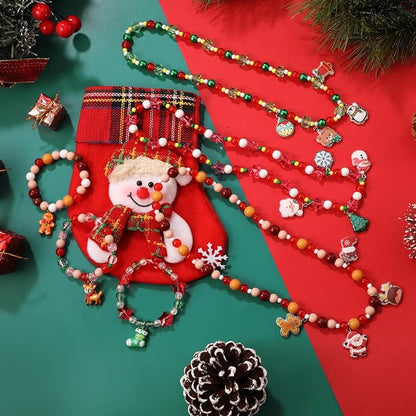 PinkSheep Toddler Jewelry Kids Jewelry Kids Necklace Choker and Bracelet 3 Pack 9pcs, Little Girls Jewelry In Box, Flower Girl Gift Kids Girls Accessories