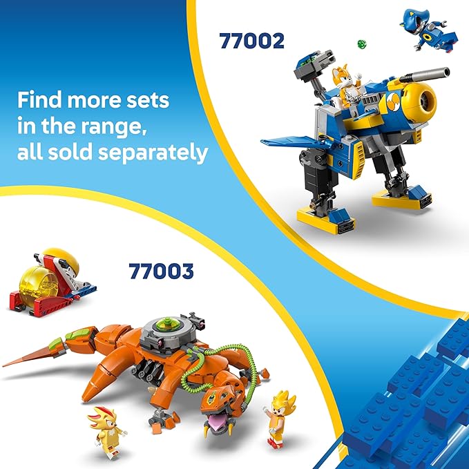 LEGO Sonic The Hedgehog : Sonic’s Campfire Clash, Collectible Gaming Toy for Kids and Video Game Fans, Fun Buildable Playset for Boys and Girls Aged 7 and Up 77001