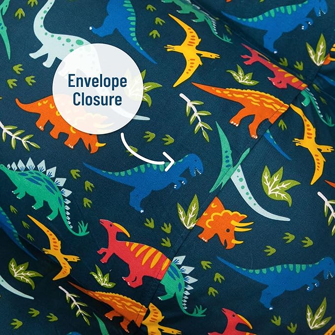 Wildkin Microfiber Pillow Lounger, 87 X 27 Inches, Jurassic Dinosaurs