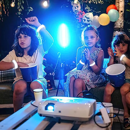 LovesTown 6PCS LED Light Up Bracelets, LED Glow Bracelets Glow in the Dark Wristbands for Concerts Festivals Celebrations Carnivals Raves