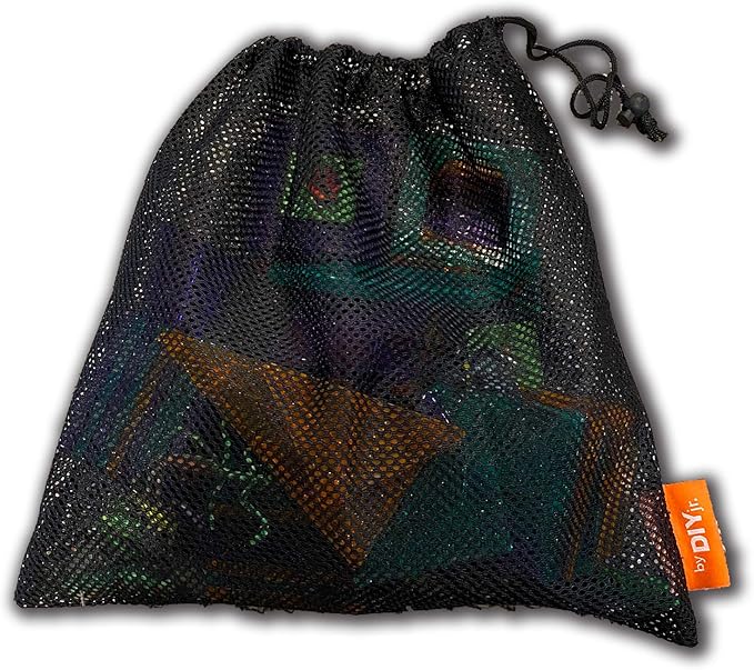 Creepy Archi Tiles - Magnetic Tiles for Kids - Colorful Construction Building Blocks with Bugs, Storage Bag, Stickers, Tweezers - Creative Educational Toys for Toddlers - 100pc Set