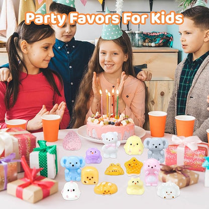 20pc Taba Squishy Toys Kit,Fidget Toys for Kids 8-12 and Adults,Taba Squishies with Keychain,Mini Squishy Stress Relief for Easter Basket Stuffers Party Favors(Random)