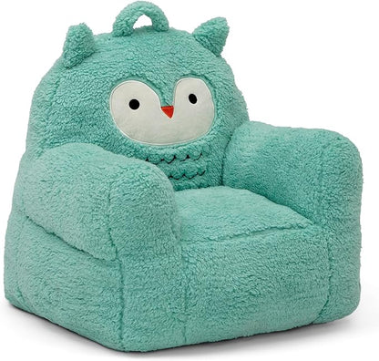Delta Children Owl Cozee Buddy Chair, Teal
