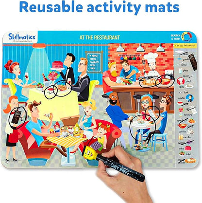 Skillmatics Search and Find Educational Game - Preschool Learning Activity, Perfect for Kids, Toddlers Who Love Toys, Art & Craft Activities, Builds Vocabulary, Gifts for Ages 3, 4, 5, 6