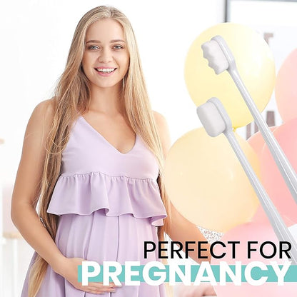 Lingito Extra Soft Toothbrush, 8 Pack, Manual, Nano Bristles, Deep Cleaning for Sensitive Gums, Adults