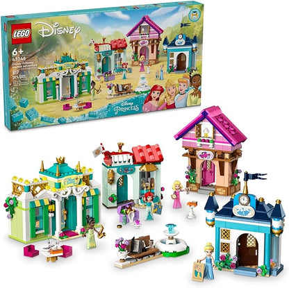 LEGO Disney Princess Market Adventure Building Toy Set - Pretend Play Disney Toy Figures & Playsets for Girls & Boys, Ages 6+ - Disney Gifts for Kids, Birthdays, Events - 43246