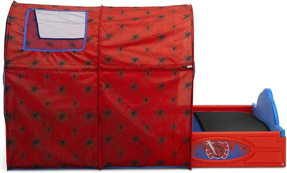 Delta Children Marvel Spider Man Sleep and Play Toddler Bed with Tent