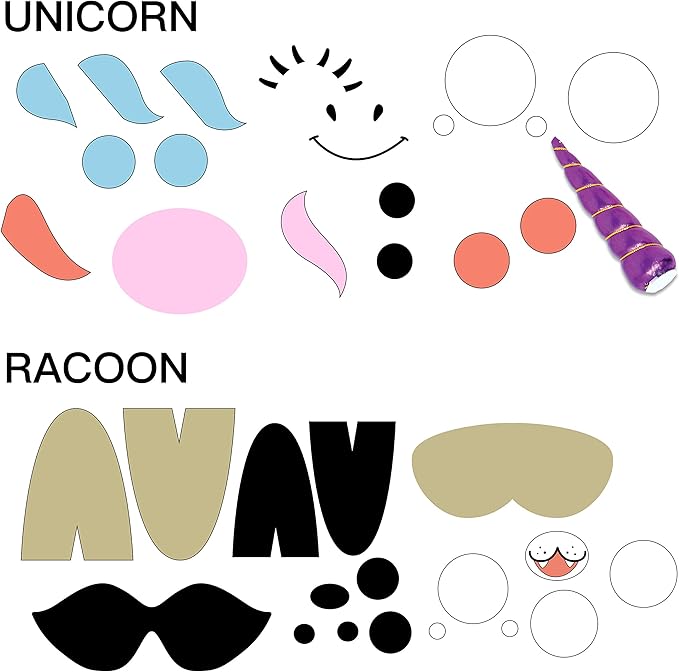 JOYIN 18 Packs Halloween Craft Foam Stickers, Arts Activities Party Supplies, Kids Party Favors, Pumpkin Decorating Kit, Jack O Lantern Face Stickers in 6 Designs, Pumpkin Decor School Party Games