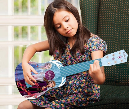 Lexibook, Frozen, My First Guitar for Children, 6 Nylon Strings, 21" Long, Guide Included, Blue, K200FZ