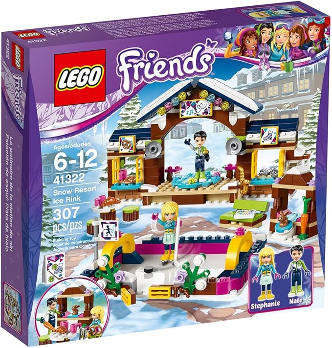LEGO Friends Snow Resort Ice Rink 41322 Building Kit (307 Piece)