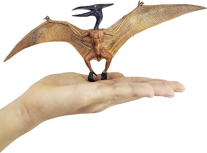 Gemini&Genius Pterosaur Dinosaur Toy for Kids, Pterodactyl Dinosaur Figure Gift- Stocking Stuffers, Party Favor, Goodie Bag Fillers, Cup Cake Toppers for Kids
