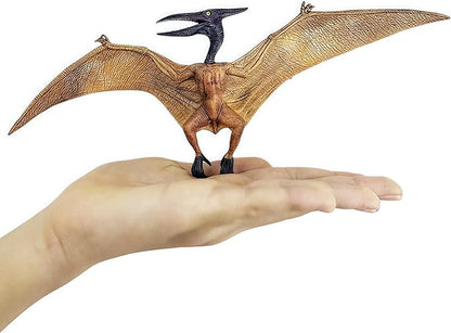 Gemini&Genius Pterosaur Dinosaur Toy for Kids, Pterodactyl Dinosaur Figure Gift- Stocking Stuffers, Party Favor, Goodie Bag Fillers, Cup Cake Toppers for Kids