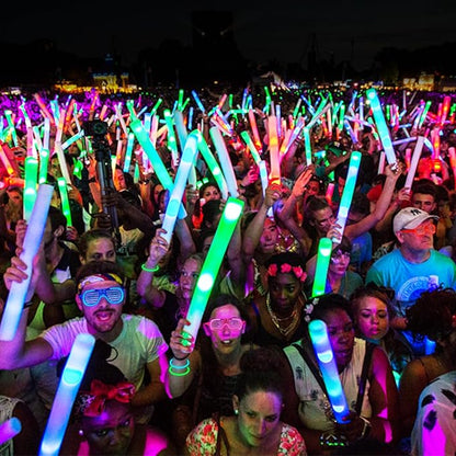 161 Pcs Glow in the Dark Party Supplies, Light Up Party Favors with 100 Glow Sticks, 16 Foam Glow Sticks, 16 Led Glasses, 16 Finger Lights for Glow Party, Wedding Christmas New Year Neon Party favors