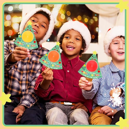 Tioncy 24 Pack Christmas Air Dry Clay Kit Gifts for Kids Christmas Goodie Bag Stuffers Christmas Classroom Prizes Bulk Christmas Stocking Stuffers Modeling Clay Kids Art Crafts Gift for Xmas