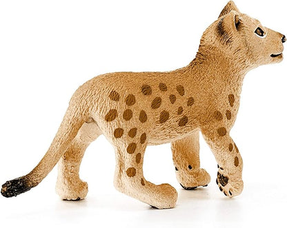 Schleich Wild Life, Animal Figurine, Animal Toys for Boys and Girls 3-8 Years Old, Lion Cub, Ages 3+