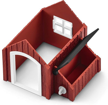Schleich Farm World, Animal Toys for Kids, Kennel with Dog Toy and House 5-Piece Set, Ages 3+