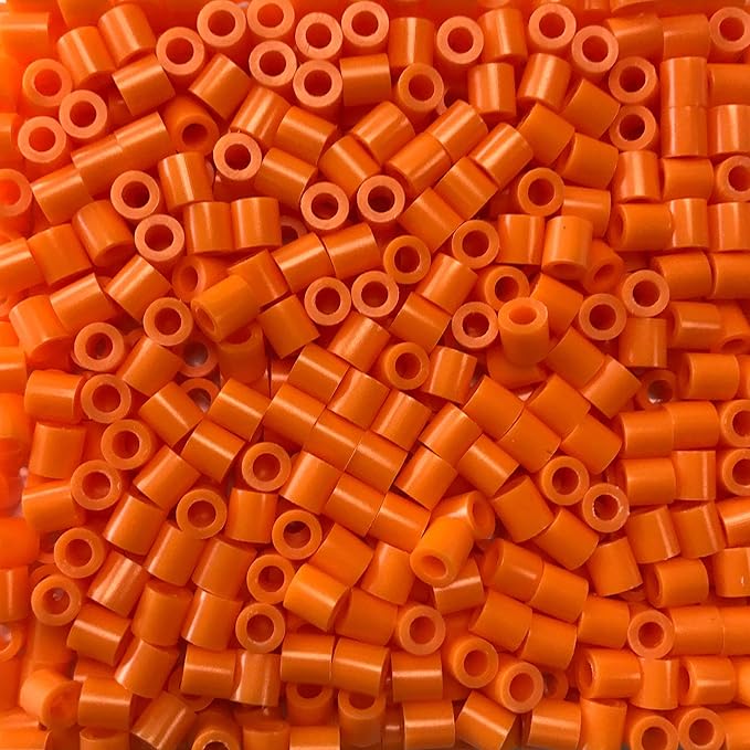 Perler Beads Fuse Beads for Crafts, 6000pcs, Orange