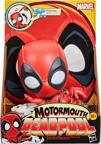 Marvel Motormouth Deadpool, 5-Inch (15cm) Electronic Talking Toy with Lights, Sound Effects, & 50+ Phrases, Super Hero Toys for Kids Ages 14+