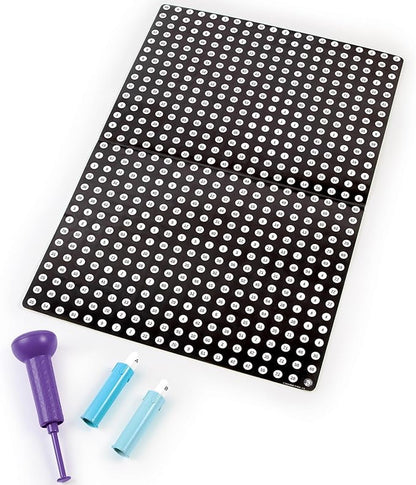 Make It Real: Stamp to Reveal Single - Unicorn - 605pcs - DIY Dot Poster Character, 11 x 16.5, Craft Kit, Artwork Activity, Girls & Kids Ages 6+