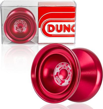 Duncan Toys Windrunner Yo-Yo [Red] - Unresponsive Pro Level Aluminum Yo-Yo with Double Rim, Concave Bearing, SG Sticker Response